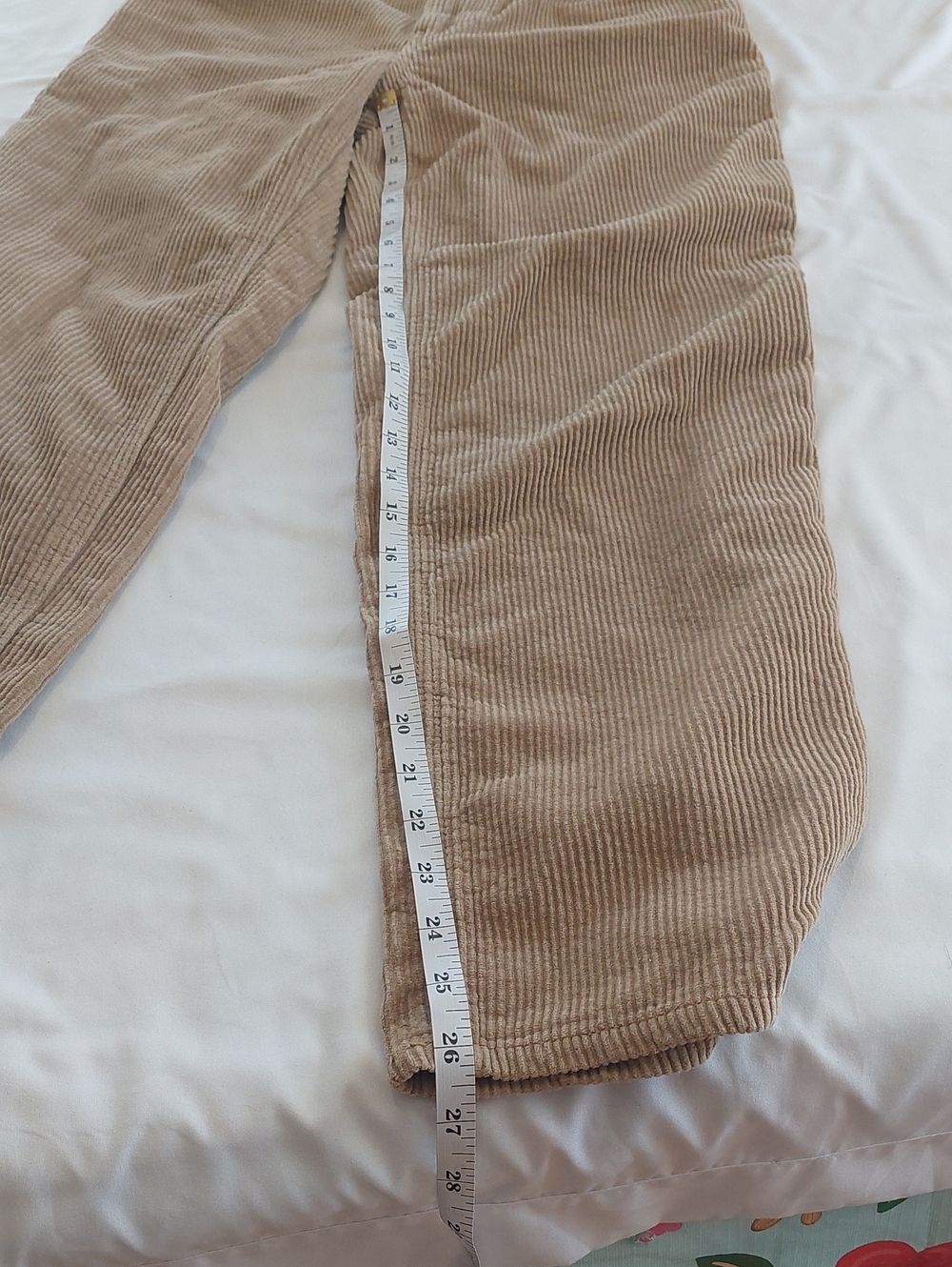 Empyre Beige Corduroy Relax Pants .Size 27 Waist - Picture 7 of 7